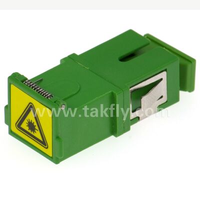 آداپتور فیبر نوری SC Zirconia Sleeve با گزینه Duplex و پیکربندی بدون فلنج