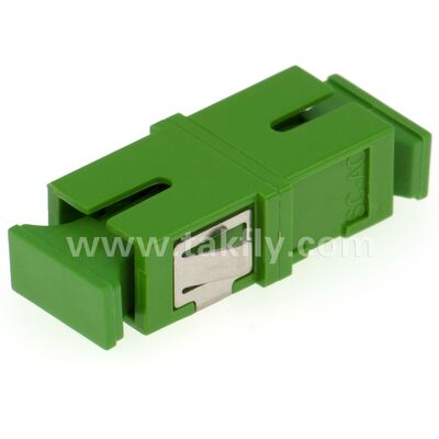 آداپتور فیبر نوری SC Zirconia Sleeve با گزینه Duplex و پیکربندی بدون فلنج