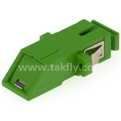 آداپتور فیبر نوری SC Zirconia Sleeve با گزینه Duplex و پیکربندی بدون فلنج