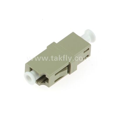 آداپتور فیبر نوری SC ️ آستین زیرکونی، بدون فلج یا دو فلج، برای SM / MM، -40 ~ 85 °C کار