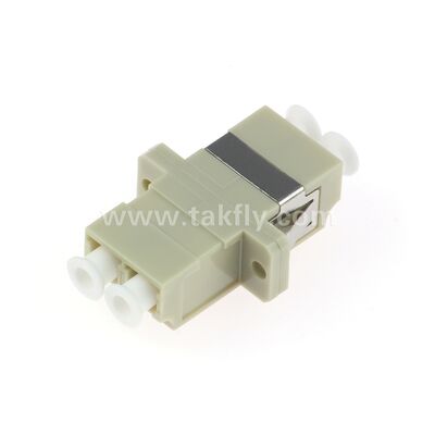 آداپتور فیبر نوری SC ️ آستین زیرکونی، بدون فلج یا دو فلج، برای SM / MM، -40 ~ 85 °C کار