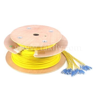 پیش از اتمام Patchcord 48Cores SC-SC فیبر نوری Breakout Drop Cable برای مرکز داده های مخابراتی