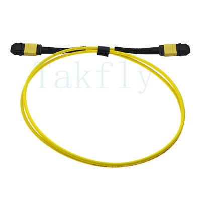 12-Core MPO APC Fanout Patch Cord مرد به زن، از دست دادن کم