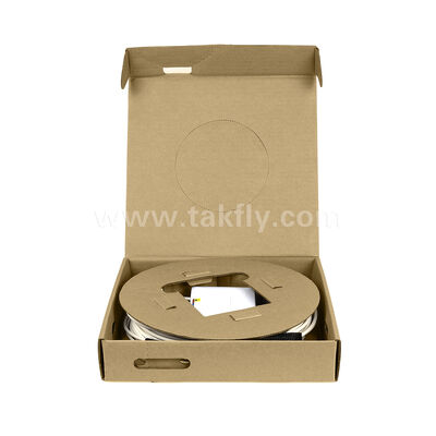 FTTH Pre-Terminated Fiber Outlet Kit – Tool-Free Wall Mount, No Splicing, Includes Cable Spool for Fast FTTB Installation