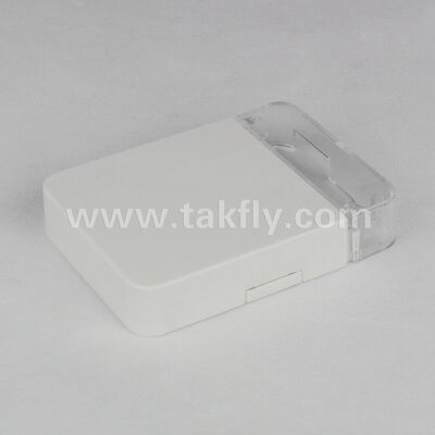 1 Port Fiber Optic Termination Box, SC LC Simplex Duplex Adapter, Surface Mount Wall Plate, No Splicing Fiber Box, Express Port Cable Management, OEM Custom Logo, FTTH FTTx Work Area Subsystem