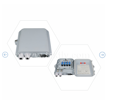 جعبه پایان FTKS-1805-8E با 8 PCS SC/UPC SM SX آداپتور و pigtail به طور کامل نصب شده