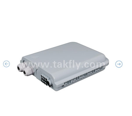 جعبه پایان FTKS-1805-8E با 8 PCS SC/UPC SM SX آداپتور و pigtail به طور کامل نصب شده