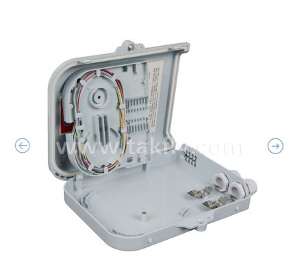 جعبه پایان FTKS-1805-8E با 8 PCS SC/UPC SM SX آداپتور و pigtail به طور کامل نصب شده