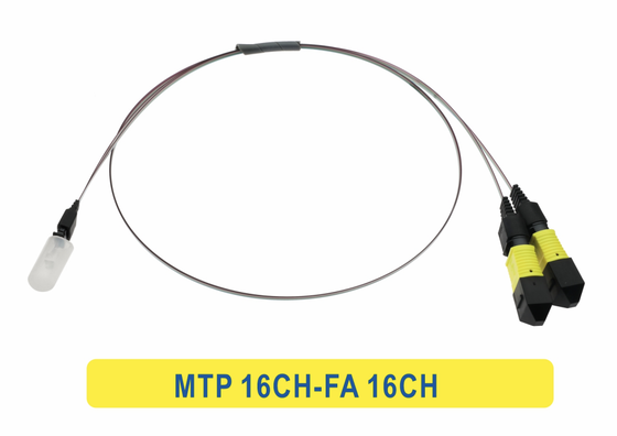 16CH MTP/MPO به 16CH FA Fiber Array کابل پیچکورد فیبر نوری برای مرکز داده/CPO
