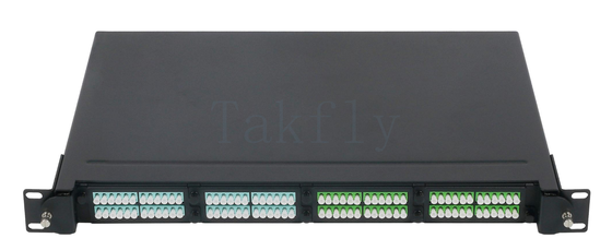1U 19 "MPO/MTP High-Density Patch Panel 4 اسلات کاسیت، قرار دادن در قفسه