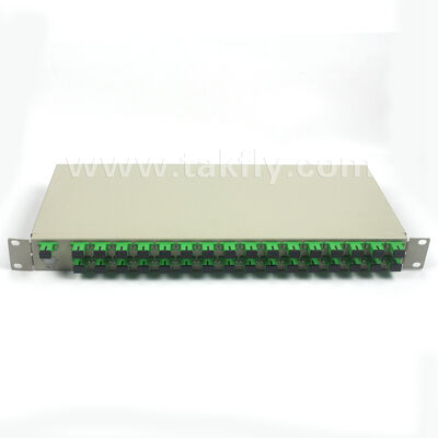 1U Rack Mount PLC Splitter با یکسانی بالا، پشتیبانی از طول موج کامل و قابلیت کار برعکس