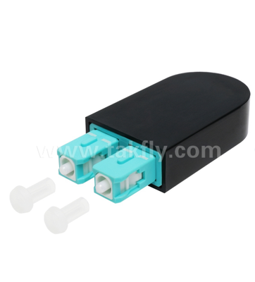 SC Fiber Loopback طراحی ثابت از انتهای به انتهای، حلقه نوری فرستنده به گیرنده در یک کانکتور واحد SC