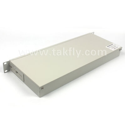 مجموعه کامل 1 × 2 تا 1 × 32 PLC Splitter Series 1U Rack Chassis برای دفتر مرکزی
