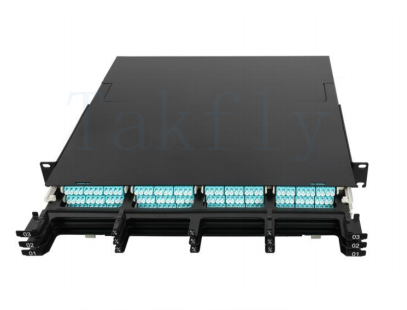 1U / 2U / 4U High Density MPO Cassette Patch Panel (پنت پیچ کیست MPO با چگالی بالا)