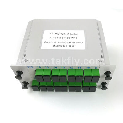 LGX Box PLC Splitter – ردپای استاندارد شده برای 1×2 تا 2×64، سازگار با اتصالات SC/LC