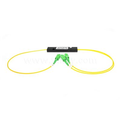 PLC Fiber Splitter ¥ 3.0mm Mini ABS Box، SM G657A1، SC/APC، برای اتصال و توزیع سیگنال نوری در سیستم های PON