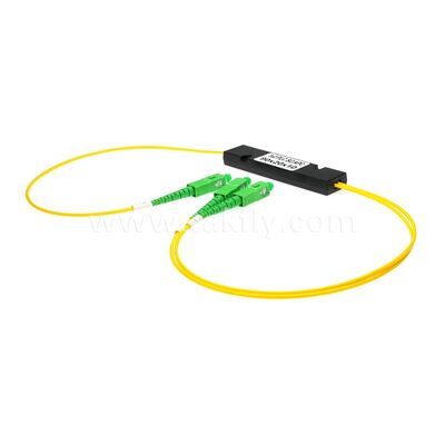 PLC Fiber Splitter ¥ 3.0mm Mini ABS Box، SM G657A1، SC/APC، برای اتصال و توزیع سیگنال نوری در سیستم های PON