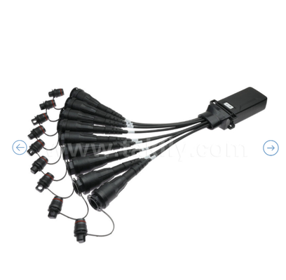 بسته بندی فايبر هاب کوچک IP68، در خارج از منزل / در داخل خانه، تک حالت و چند حالت
