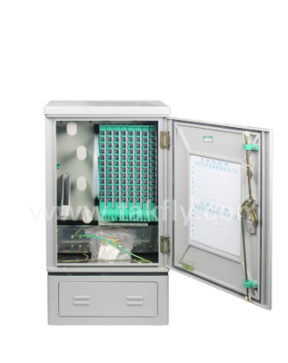 کابینت ODF فیبر 96 هسته ای نوع کف، برای گره های کابل ستون فقرات و سیم کشی، با اتصال فیبر انعطاف پذیر