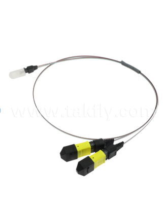 مونتاژ MTP-16CH-FA Fiber Array   MTP Connector to 16-Channel V-Groove Fiber Array, Low Insertion Loss, برای فرستنده های نوری با سرعت بالا و برنامه های کاربردی CPO / مرکز داده