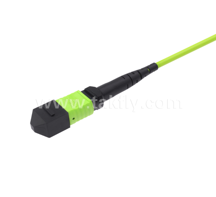 وصله بند ناف یونی بوت MPO/MTP به LC – چند حالته OM5، 1×24، اتصالات Uniboot LC صرفه جویی در فضا، برای مرکز داده با چگالی بالا و برنامه های 40G/100G/400G