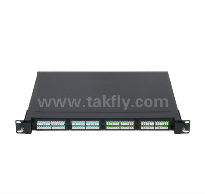 1U 19 "MPO/MTP High-Density Patch Panel 4 اسلات کاسیت، قرار دادن در قفسه
