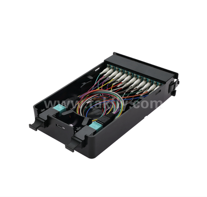 ماژول کاسیت از پیش بسته شده TK-HRM-04، 12C/24C، دو حالت: LC Pigtail Fusion یا MPO-LC مدیریت کاسیت، Plug-and-Play برای کابل سازی مرکز داده