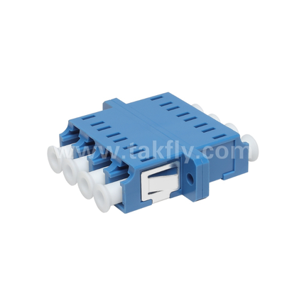 آداپتور LC Quad Fiber 4× LC Duplex، طراحی صرفه جویی در فضا، برای اتصال کابل به کابل و کابل به تجهیزات