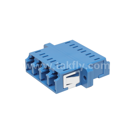 آداپتور LC Quad Fiber 4× LC Duplex، طراحی صرفه جویی در فضا، برای اتصال کابل به کابل و کابل به تجهیزات