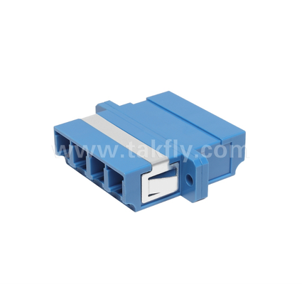 آداپتور LC Quad Fiber 4× LC Duplex، طراحی صرفه جویی در فضا، برای اتصال کابل به کابل و کابل به تجهیزات