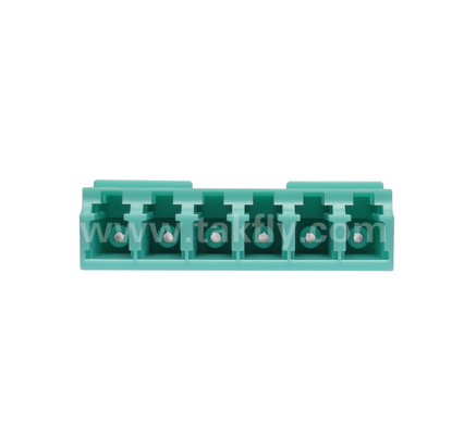 آداپتور 6 راه LC 6 در 1 LC دوبلکس، آداپتور فیبر چگالی بالا، از دست دادن ورودی کم، برای مرکز داده و FTTx High-Density Patching