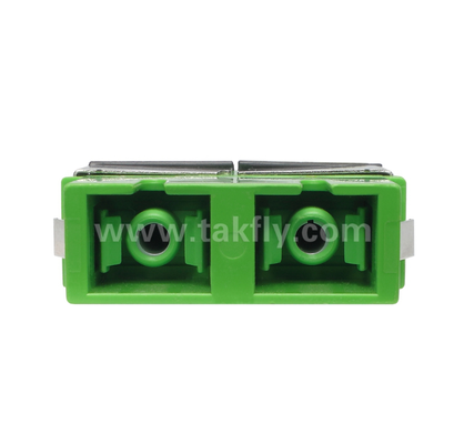 آداپتور دوبلکس SC با شاتر جلویی پوشش خارجی برای حفاظت از گرد و غبار و لیزر، مقاومت در برابر دمای بالا و پایین