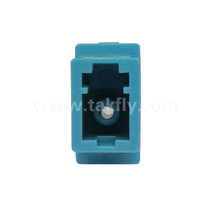 آداپتور فیبر LC Simplex ️ از دست دادن ورودی کم ، تراز دقیق ، مقاومت در برابر دمای بالا و پایین ، برای مرکز داده و اتصالات فیبر FTTx