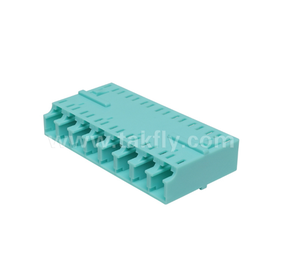 آداپتور 8 راه LC 8 در 1 LC دوبلکس، آداپتور فیبر چگالی بالا، از دست دادن ورودی پایین، برای مرکز داده و FTTx پیچ گیری چگالی بالا