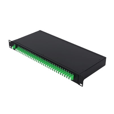 تقسیم‌کننده PLC فیبر نوری LC 1U 19 اینچی 2x64 Rack Mount برای مرکز داده FTTx