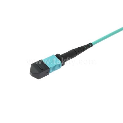 MPO MTP Patchcord MM OM3 Trunk Cable 12F فیبر نوری برای مرکز داده AI کابل های مخابراتی