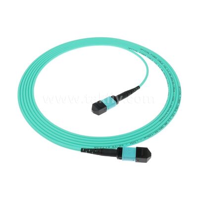 MPO MTP Patchcord MM OM3 Trunk Cable 12F فیبر نوری برای مرکز داده AI کابل های مخابراتی