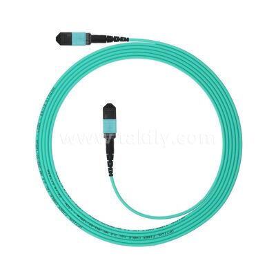 MPO MTP Patchcord MM OM3 Trunk Cable 12F فیبر نوری برای مرکز داده AI کابل های مخابراتی