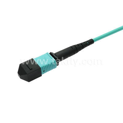 MPO MTP Patchcord MM OM3 Trunk Cable 12F فیبر نوری برای مرکز داده AI کابل های مخابراتی