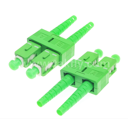 کانکتور فیبر نوری SC/APC از دست دادن ورودی کم، طراحی فشار کشیدن، سازگار با FTTH