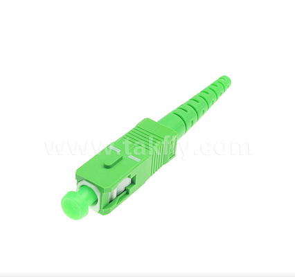 کانکتور فیبر نوری SC/APC از دست دادن ورودی کم، طراحی فشار کشیدن، سازگار با FTTH