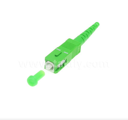 کانکتور فیبر نوری SC/APC از دست دادن ورودی کم، طراحی فشار کشیدن، سازگار با FTTH