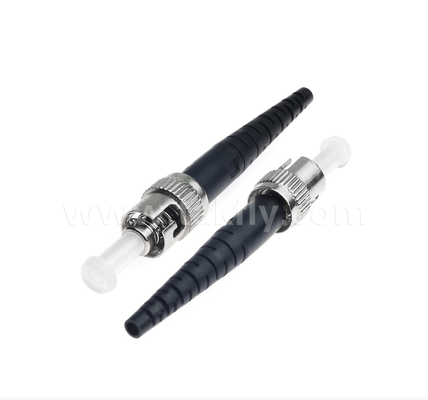 ST فايبر نوري اتصال دهنده   Bayonet Twist-Lock، کم ورودی از دست دادن، Multimode/Singlemode سازگار