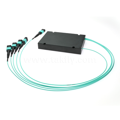 فیبر نوری MPO/MTP Fanout Cable PLC Splitter 1x4 SM/MM Fiber Optic for Data Center FTTX