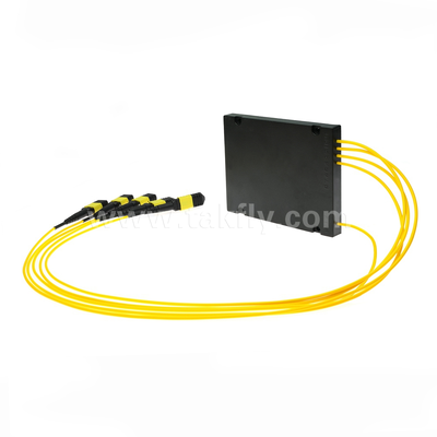 MPO/MTP Fanout Cable PLC Splitter 1x4 Singlemode Fiber Optic for Data Center FTTX