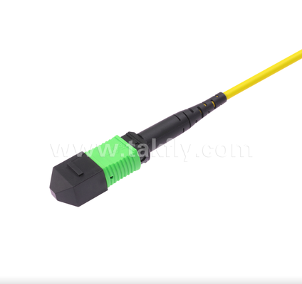 MPO/MTP-LC Uniboot Breakout Patch Cord – Dual LC in One Boot، قطبیت برگشت پذیر، طراحی صرفه جویی در فضا