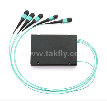 1 × 4 MPO / MTP OM3 PLC Splitter ️ High-Density Multi-fiber Splitter برای مراکز داده