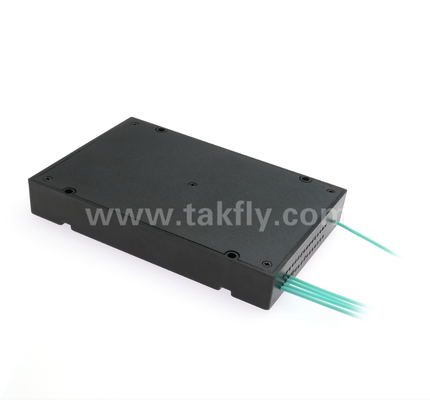 1 × 4 MPO / MTP OM3 PLC Splitter ️ High-Density Multi-fiber Splitter برای مراکز داده