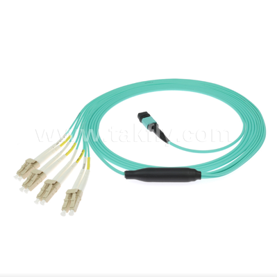 MPO/MTP-LC Breakout Patch Cord | راه حل کابل کشی فیبر نوری چند هسته ای با چگالی بالا