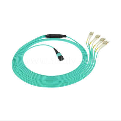 MPO/MTP-LC Breakout Patch Cord | راه حل کابل کشی فیبر نوری چند هسته ای با چگالی بالا